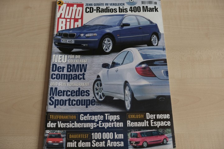 Deckblatt Auto Bild (46/2000)